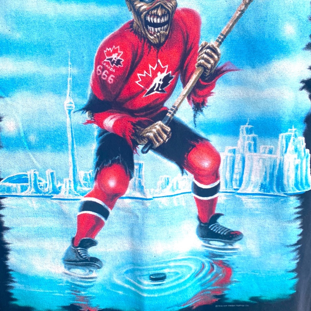 🤘2008 IRON MAIDEN Rare Canadian Tour shirt - Picture 6 of 9